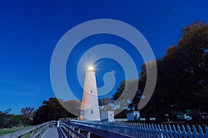 The Ocracoke Lighthouse on Ocracoke Island