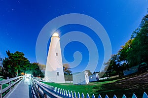 The Ocracoke Lighthouse on Ocracoke Island