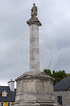 Octagon Column and Statue of St. Patrick in Westport