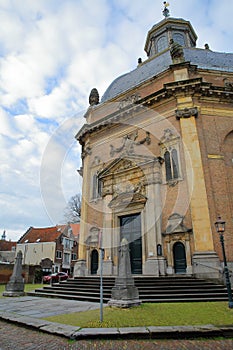 The octagonal shaped Oostkerk church in Middelburg