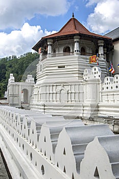 The Octagonal Tower at the Temple of the Sacred Tooth Relic.