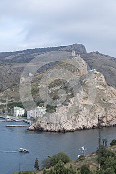 October 12, 2021 the port of Balaklava, Crimea