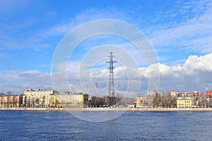 October embankment in St.Petersburg.