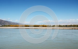 In October Lhasa River