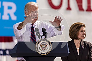 OCTOBER 13, 2016: Vice President Joe Biden campaigns for Nevada Democratic U.S. Senate candidate Catherine Cortez Masto and presid