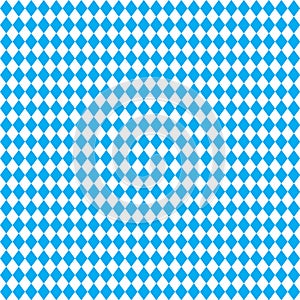 Oktoberfest blue pattern Bavarian flag geometric blue seamless background wallpaper sign