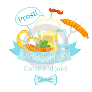 Octoberfest greeting card