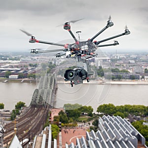Octocopter, copter, drone