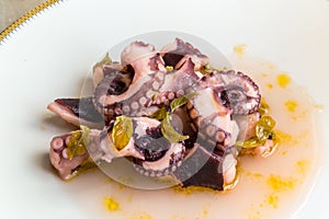 Octopus appetizer