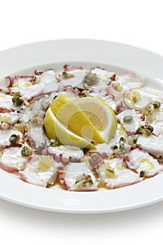 Octopus carpaccio