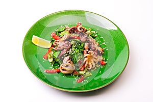 Octopus and chuka salad