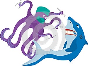 Octopus the dentist