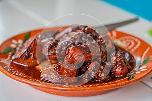 Octopus dish, typical from Portugal and the Azores