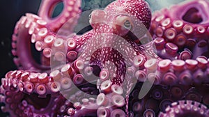 Octopus Head and Tentacles Close Up