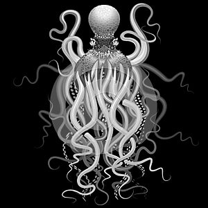 Octopus Hologram Ghost
