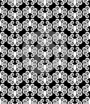 Octopus pattern seamless. poulpe background. devilfish ornament. Vector texture