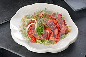 Octopus salad