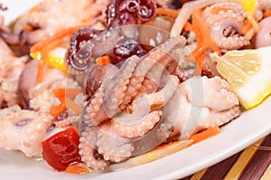 Octopus salad