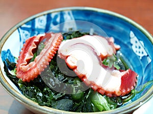 Octopus sashimi