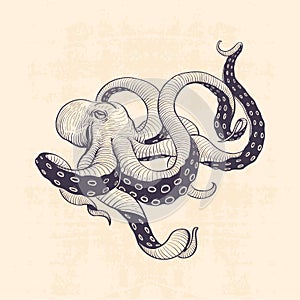 Octopus vintage