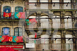 Octubre 2013. Nice facades of the city of Porto. Portugal photo