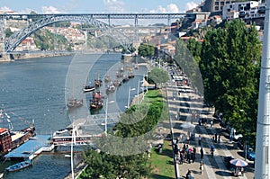 Octubre 2013. Views of the port of Porto. Portugal photo