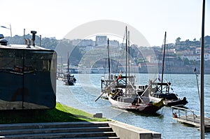 Octubre 2013. Views of the port of Porto. Portugal photo