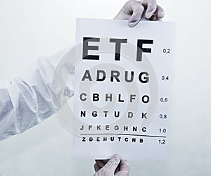 Oculist Eyesight Test