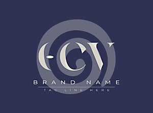 OCV abstract letter logo design