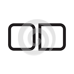 od initial letter vector logo icon