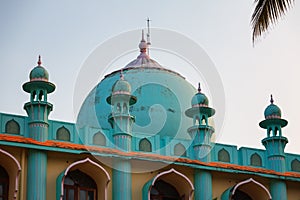 Odayam Juma Masjid Mosque at Varkala beach, Kerala, India