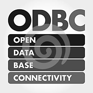 ODBC - Open Database Connectivity acronym