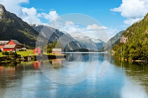 Odda is Norway town located near Trolltunga rock