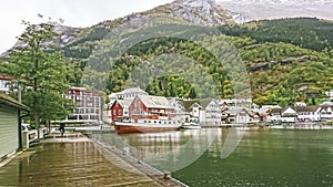 Odda is a town in the county of Hordaland of the Hardanger region, surrounding the southern part of Surfjorden in Norway.