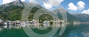 Odda Town in Norway