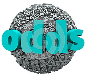Odds Word Percent Signs Luck Chance Likelihood Win photo