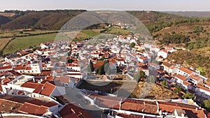 Odeceixe - Portuguese tourist town aerial view