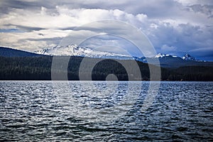 Odell Lake and Diamond Peak, Central Oregon