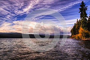 Odell Lake and Diamond Peak, Central Oregon