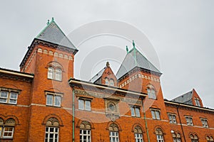 Odense, Denmark: Traditional historic house in Odense, Denmark HC Andersen`s hometown. Facade on a house in Odense photo