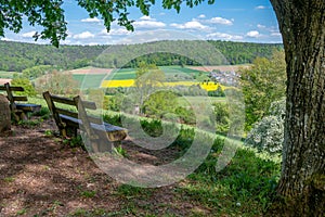 The Odenwald has many benches with great views