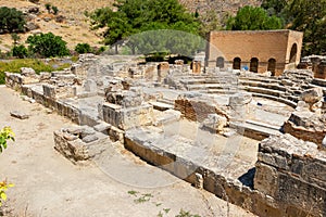 Odeon in Gortyn. Crete, Greece photo