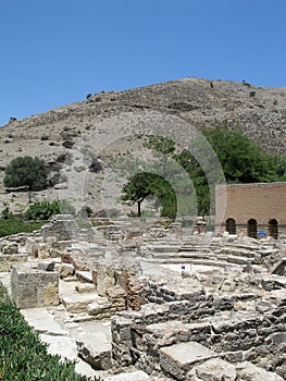 The Odeon of Gortys, Crete photo