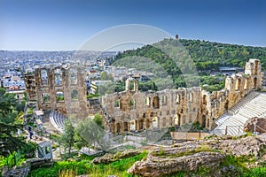 Odeon Herodes Attiacus Acropolis Athens Greece