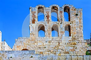 Odeon Herodes Attiacus Acropolis Athens Greece