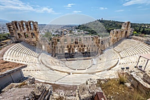 Odeon of Herodes Atticus at the Acropolis, Athens, Greece