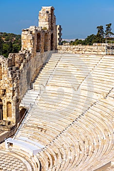 Odeon of Herodes Atticus at the Acropolis in Athens, Greece