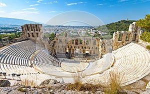 Odeon of Herodes Atticus at the Acropolis of Athens photo