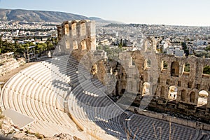 The Odeon of Herodes Atticus Theater at the Acropolis