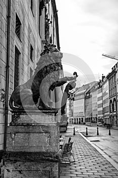 Odeonsplatz in Munich, Bavaria, Germany photo